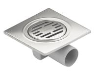 Трап пласт.150*150 крышка нерж, гор. 00011